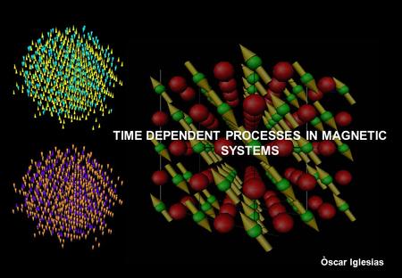 1 TIME DEPENDENT PROCESSES IN MAGNETIC SYSTEMS Òscar Iglesias.