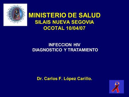 MINISTERIO DE SALUD SILAIS NUEVA SEGOVIA OCOTAL 10/04/07