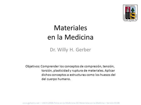 Materiales en la Medicina