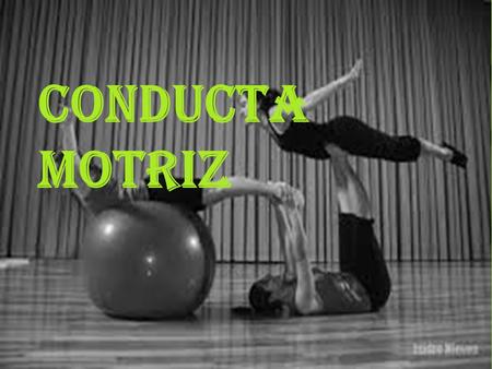 CONDUCTA MOTRIZ.