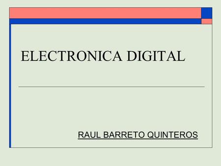 RAUL BARRETO QUINTEROS