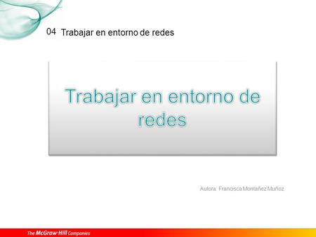 04 ¿Qué es una red? Una red es un conjunto de ordenadores interconectados entre sí, ya sea mediante cableado o por otros medios inalámbricos. Actualmente,