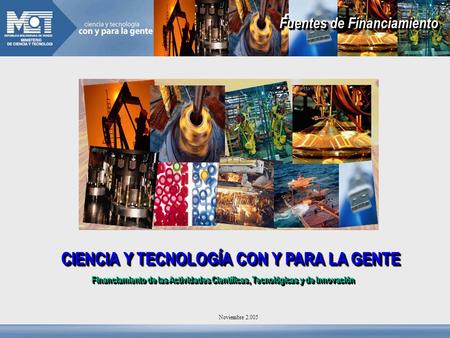CIENCIA Y TECNOLOGÍA CON Y PARA LA GENTE