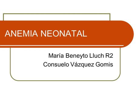 María Beneyto Lluch R2 Consuelo Vázquez Gomis