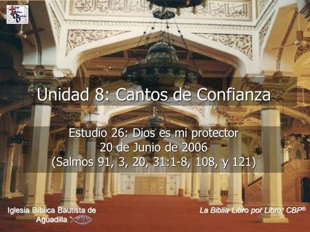 Unidad 8: Cantos de Confianza