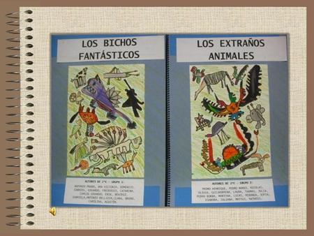 Trabajo interdisciplinar Español – Artes En las clases de español, los alumnos observaron y hablaron sobre las características de diferentes animales.