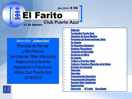 El Farito Club Puerto Azul Elección de Reinas y Mini Reinas