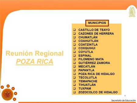 Reunión Regional POZA RICA