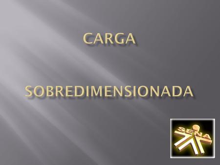 CARGA SOBREDIMENSIONADA
