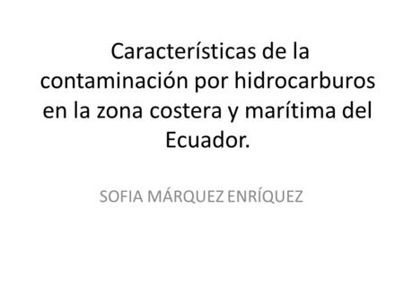 SOFIA MÁRQUEZ ENRÍQUEZ