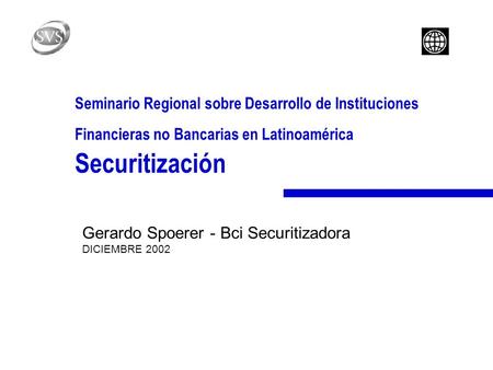Gerardo Spoerer - Bci Securitizadora