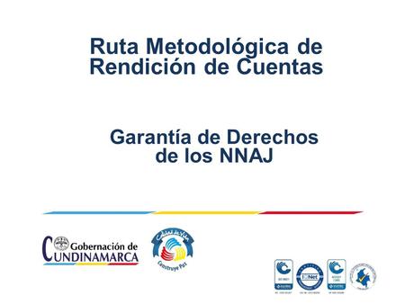 Ruta Metodológica de Rendición de Cuentas