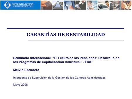 GARANTÍAS DE RENTABILIDAD