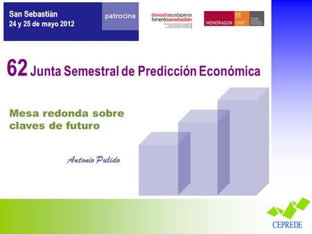 Mesa redonda sobre claves de futuro 62 Junta Semestral de Predicción Económica San Sebastián 24 y 25 de mayo 2012 patrocina Antonio Pulido.