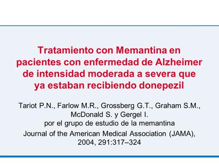 Journal of the American Medical Association (JAMA), 2004, 291:317–324