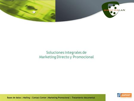 Soluciones Integrales de Marketing Directo y Promocional