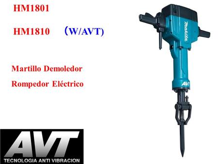 Martillo Demoledor Rompedor Eléctrico HM1810 （ W/AVT) HM1801.