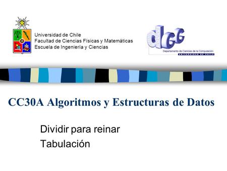 CC30A Algoritmos y Estructuras de Datos