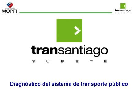 Diagnóstico del sistema de transporte público