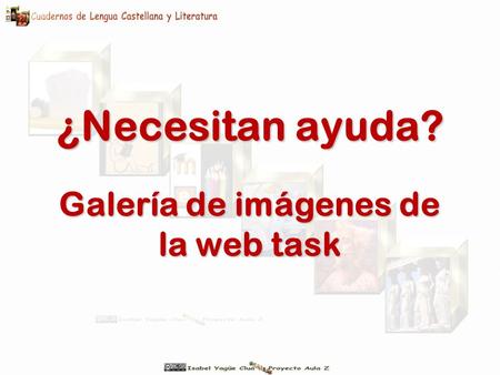 ¿Necesitan ayuda? Galería de imágenes de la web task.