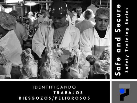 Safe and Secure Safety Training Series IDENTIFICANDO TRABAJOS RIESGOZOS/PELIGROSOS.