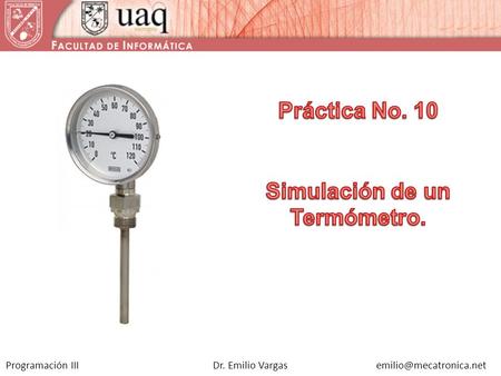 Programación III Dr. Emilio Vargas