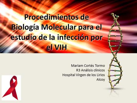 Mariam Cortés Tormo R3 Análisis clínicos Hospital Virgen de los Lirios