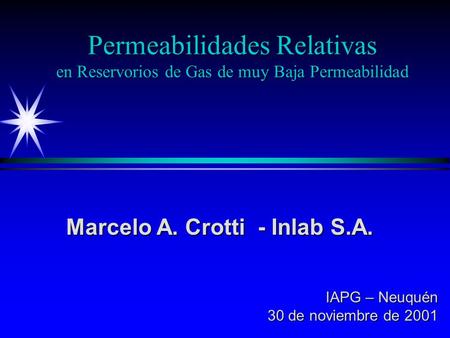 Marcelo A. Crotti - Inlab S.A.