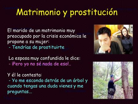 Matrimonio y prostitución