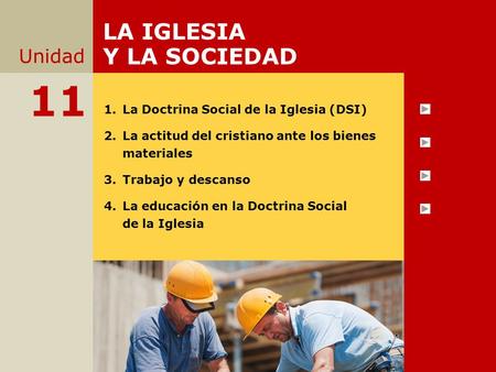 11 LA IGLESIA Y LA SOCIEDAD Unidad