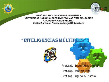 LOGO COORDINACIÓN DE VELERO Unidad Curricular Formación Integral Universitaria REPÚBLICA BOLIVARIANA DE VENEZUELA UNIVERSIDAD NACIONAL EXPERIMENTAL MARÍTIMA.