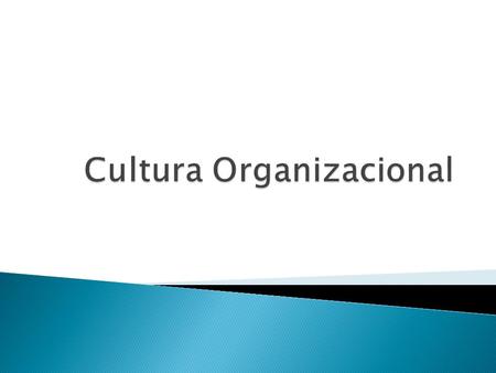 Cultura Organizacional