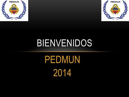 Bienvenidos PEDMUN 2014.
