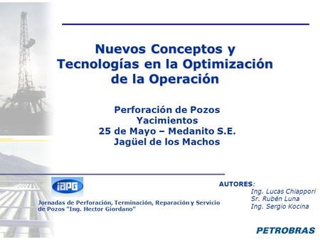 Nuevos Conceptos y Tecnologías en la Optimización de la Operación