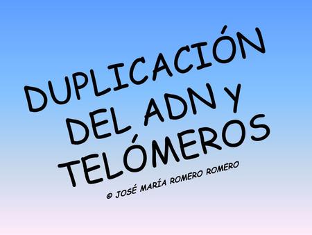 © JOSÉ MARÍA ROMERO ROMERO