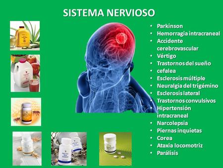 SISTEMA NERVIOSO Parkinson Hemorragia intracraneal