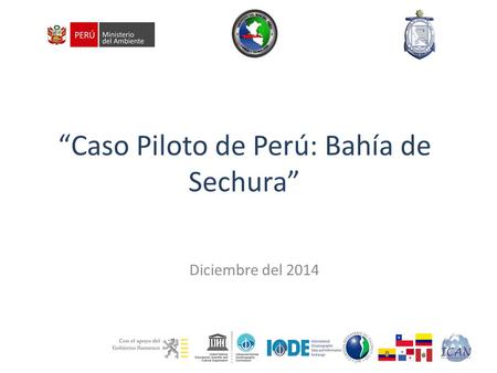 “Caso Piloto de Perú: Bahía de Sechura”