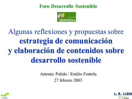 Antonio Pulido / Emilio Fontela 27 febrero 2003