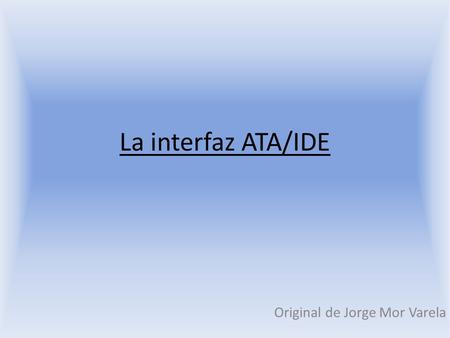Original de Jorge Mor Varela