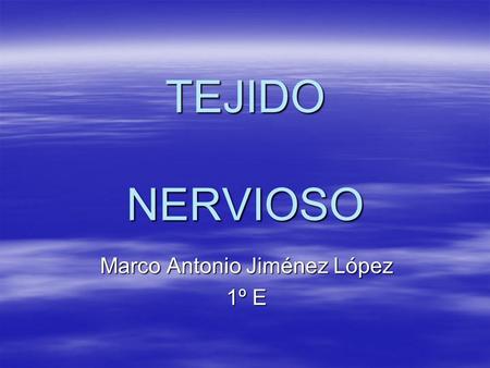 Marco Antonio Jiménez López 1º E