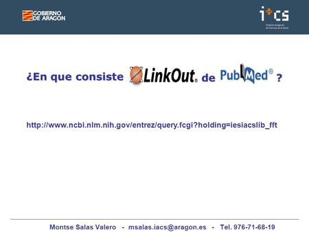 Montse Salas Valero - - Tel. 976-71-68-19 ¿En que consiste de?