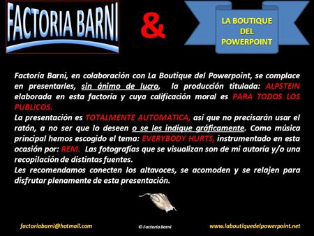 & LA BOUTIQUE DEL POWERPOINT