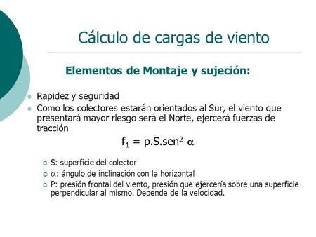 Cálculo de cargas de viento