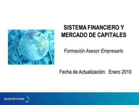 SISTEMA FINANCIERO Y MERCADO DE CAPITALES