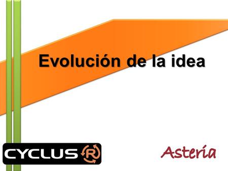 Evolución de la idea. Primera maqueta a escala 1:5 para determinar las primeras características de la asteria (materiales reales) Diafragma delanteroParte.