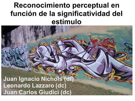 Juan Ignacio Nichols (df) Leonardo Lazzaro (dc)