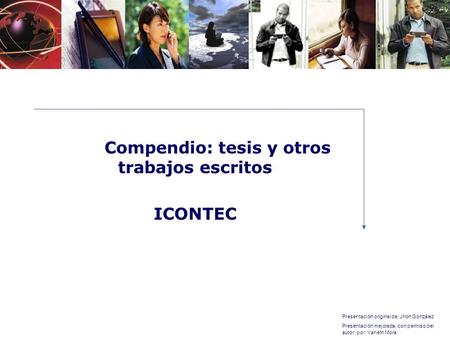 Compendio: tesis y otros trabajos escritos ICONTEC