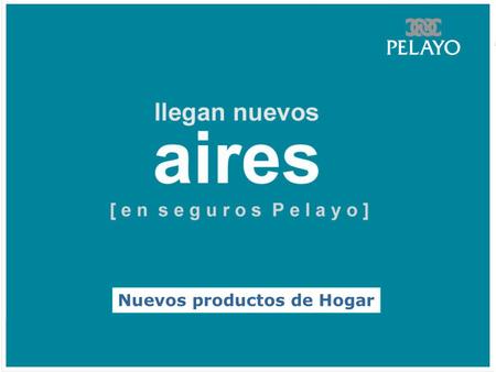 Nuevos productos de Hogar. ¿Qué teníamos? DEMASIADAS MODALIDADES BENEFICIO COMERCIAL ALEJADO EN EL TIEMPO GARANTIAS DESACTUALIZADAS DE LA REALIDAD DE.