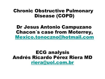 Andrés Ricardo Pérez Riera MD