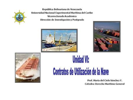 Contratos de Utilización de la Nave